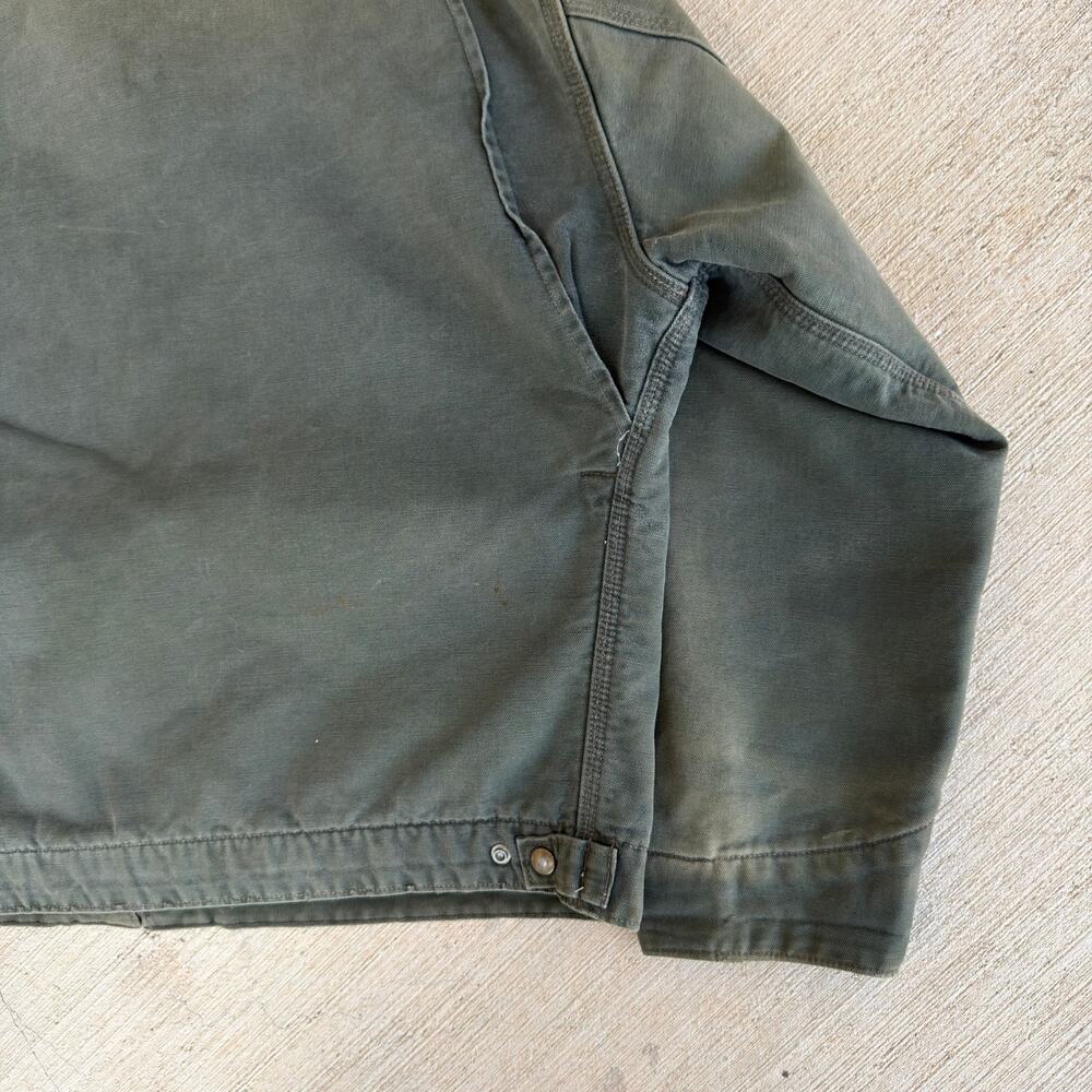 Carhartt faded green detroit work wear jacket - Picture 7 of 8